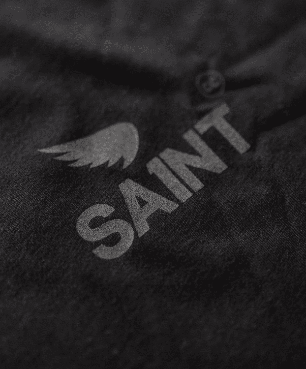 SA1NT Basic Tee - Black - Large - Bild 2