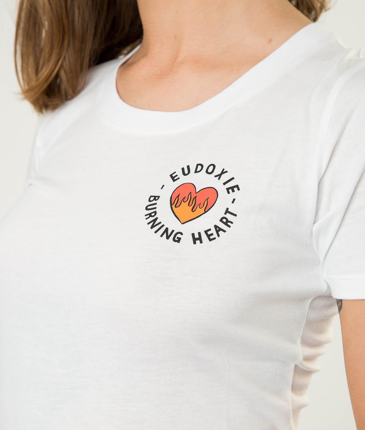 Eudoxie Marie T-Shirt Curved White - ExtraLarge - Bild 2