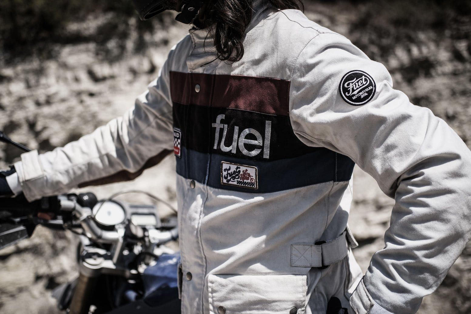 FUEL Rally Raid Jacket White - Large - Bild 12