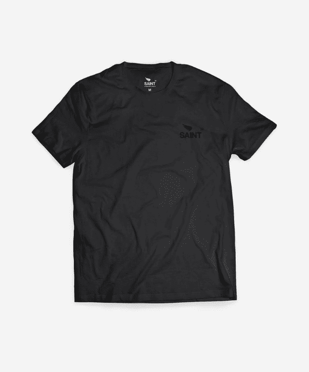 SA1NT Basic Tee - Black - Large - Bild 1
