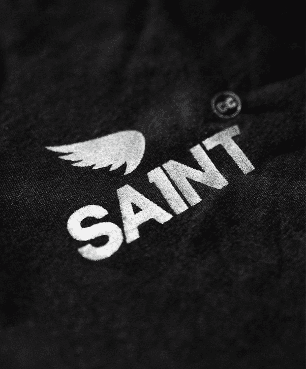 SA1NT Basic Tee - Black - Small - Bild 3