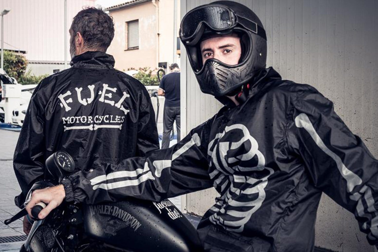 FUEL "Day of the dead" Rain suit - Medium - Bild 8