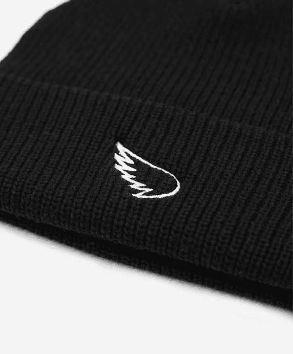 SA1NT No. 1 Skull Beanie – Black - Bild 4