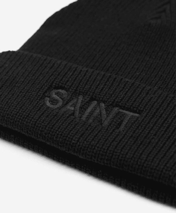SA1NT No. 1 Skull Beanie – Black - Bild 3
