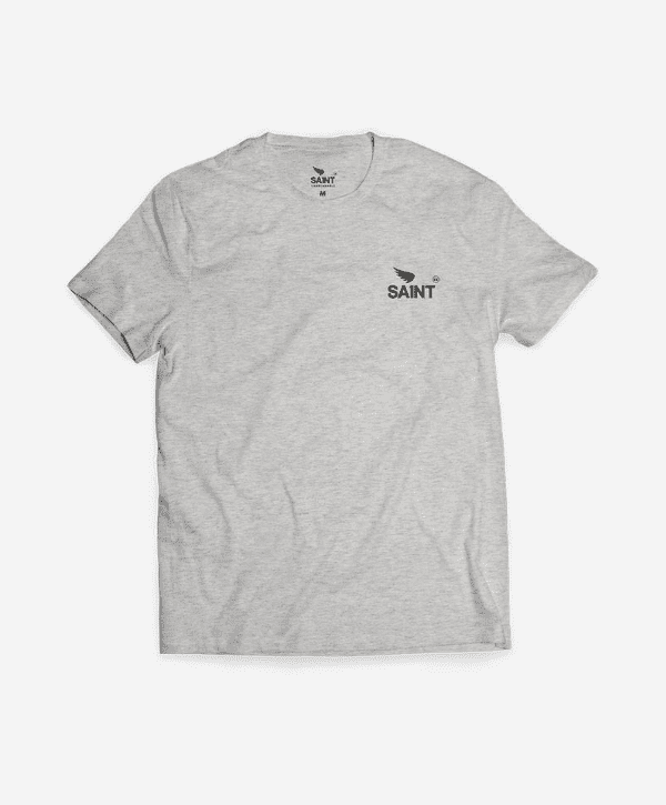 SA1NT Basic Tee - Grey Marle - Medium - Bild 1